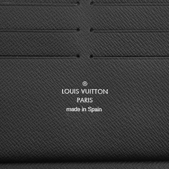 Louis Vuitton Long Wallet Zipper Graphite Black Zippy Organizer NM - Picture 7 of 9